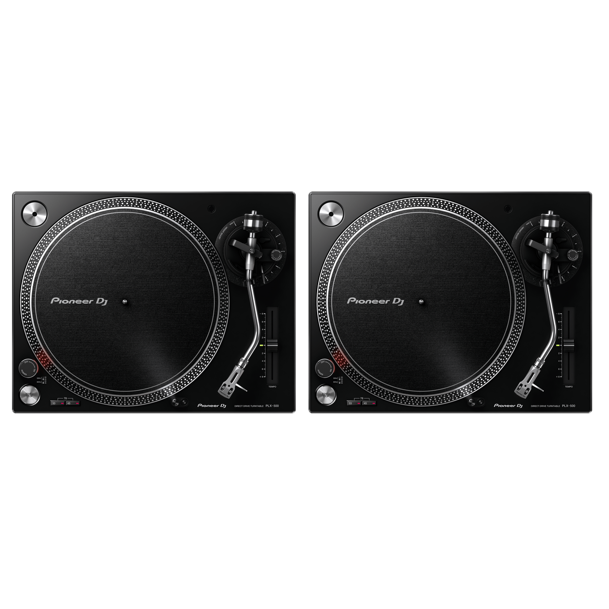 Pioneer PLX 500 pair of DJ turntables