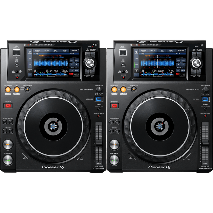 Pioneer XDJ 1000 MK2 Pair - Professional DJ Media Players - Turntable Trader