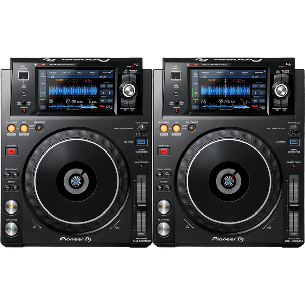 Pioneer XDJ 1000 MK2 Pair Media Players - FREE 24H Shipping