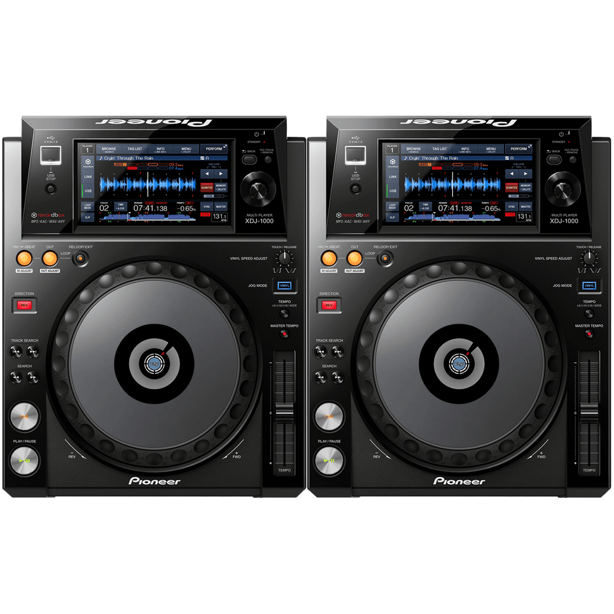 Pioneer XDJ 1000 Pair - Professional DJ Media Players - Turntable Trader