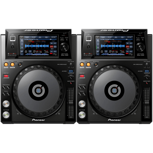 Pioneer XDJ 1000 Pair - Professional DJ Media Players