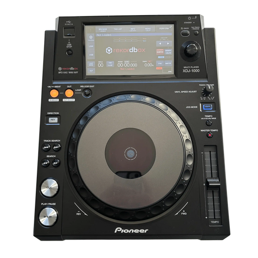 Pioneer XDJ 1000 - Professional DJ Media Player - Turntable Trader