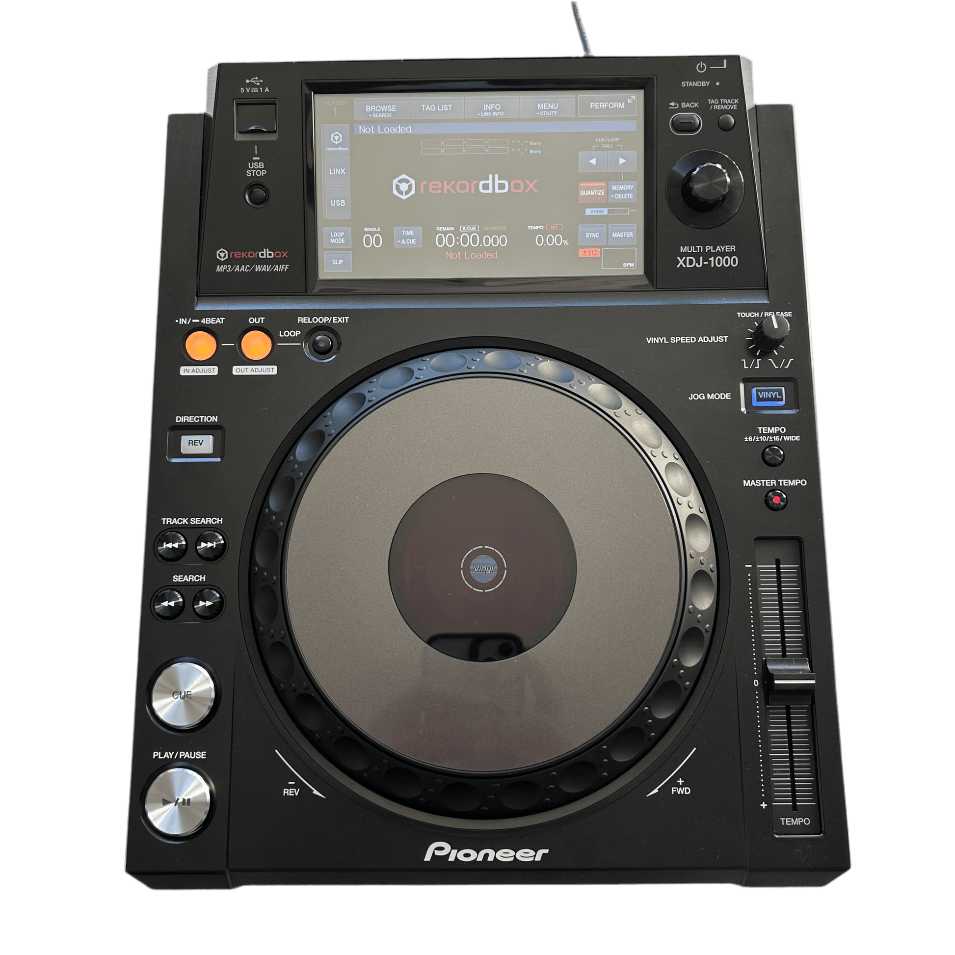 Pioneer XDJ 1000 - Professional DJ Media Player - Turntable Trader
