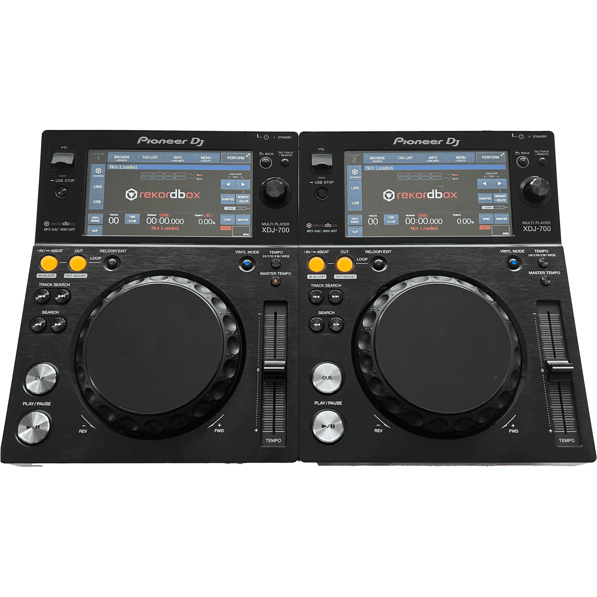 Pioneer XDJ 700 Pair — профессиональные DJ-медиаплееры — Turntable Trader