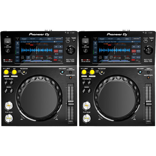 Pioneer XDJ 700 Pair - Professional DJ Media Players - Turntable Trader