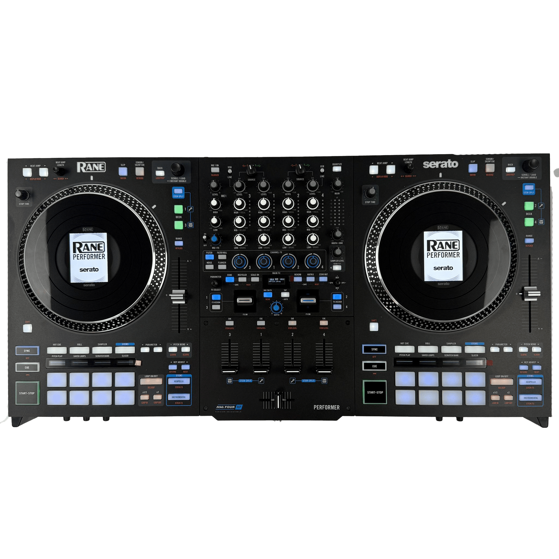 Rane Performer - 4 Channel Motorized DJ Controller - Turntable Trader